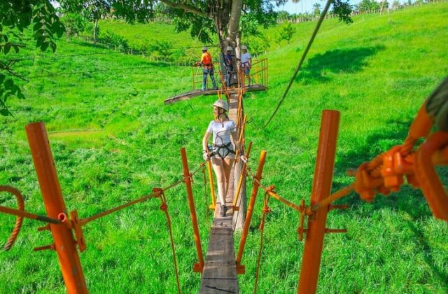 Punta Cana Zipline – 8 lines and a suspenseful hanging bridge